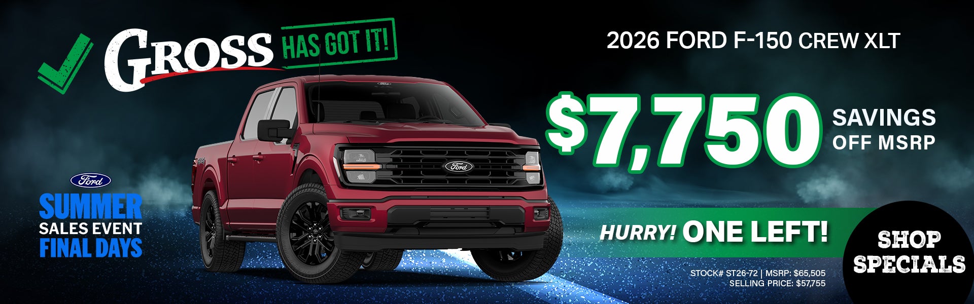 2026 Ford F-150 XLT Crew